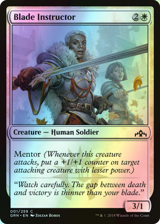 Blade Instructor (GRN) #1 [EN/F] s/o