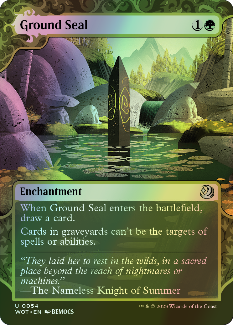 Ground Seal (WOT) #54 [EN/F] s/o