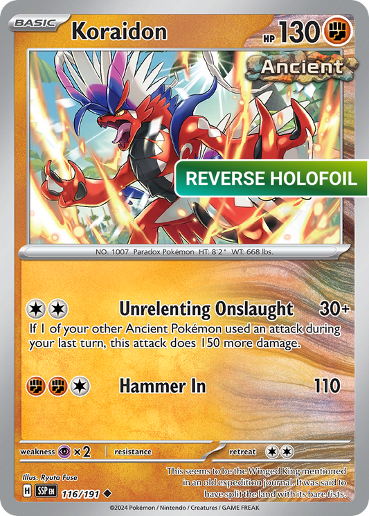 Koraidon (SSP) #116 [EN/R] s/o