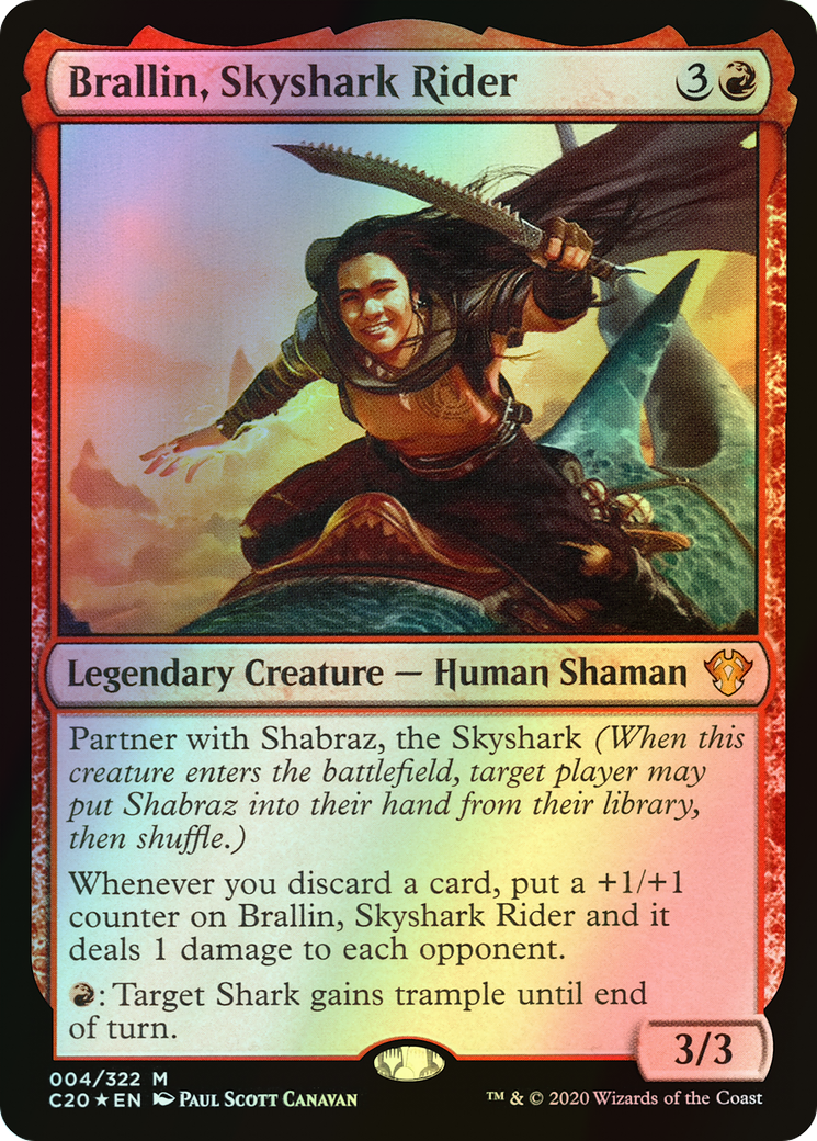 Brallin, Skyshark Rider (C20) #4 [EN/F] s/o