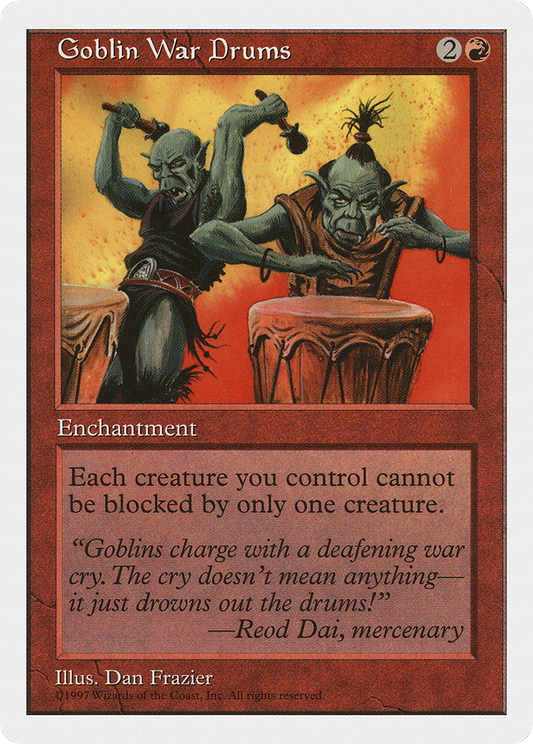 Goblin War Drums (5ED) #237 [EN/N] s/o