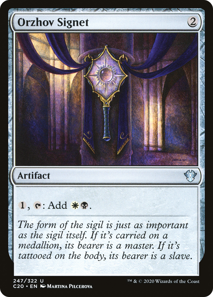 Orzhov Signet (C20) #247 [EN/N]