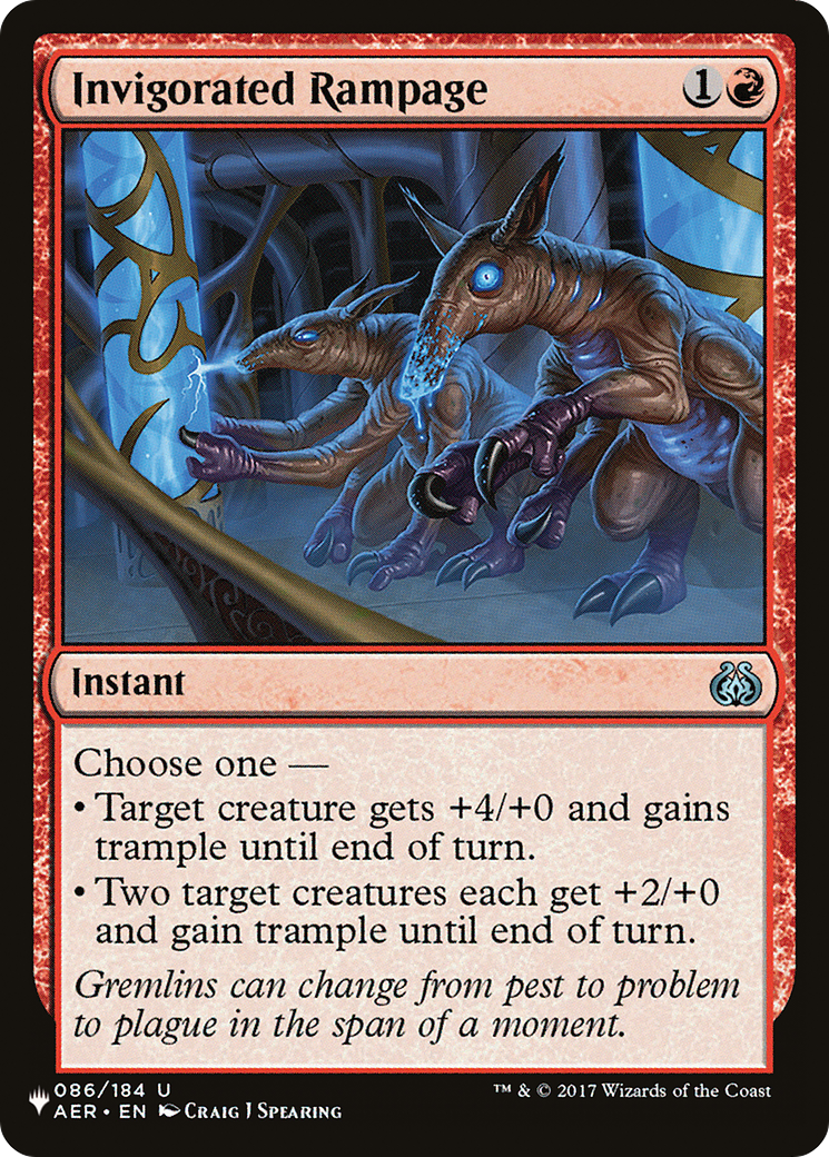 Invigorated Rampage (PLST) #AER-86 [EN/N]