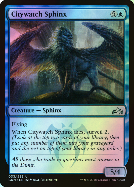 Citywatch Sphinx (GRN) #33 [EN/F]