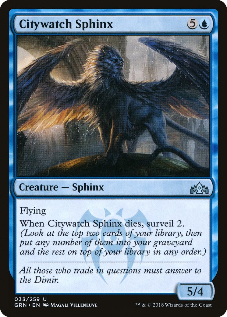 Citywatch Sphinx (GRN) #33 [EN/N] s/o