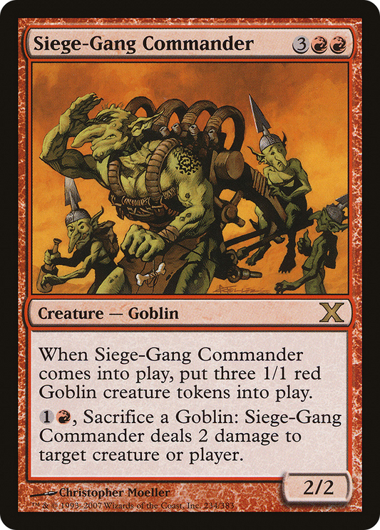 Siege-Gang Commander (10E) #234 [EN/N] s/o