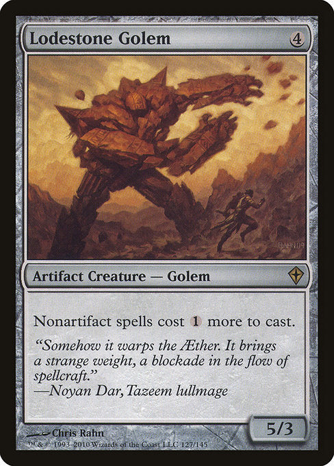 Lodestone Golem (WWK) #127 [EN/N] s/o