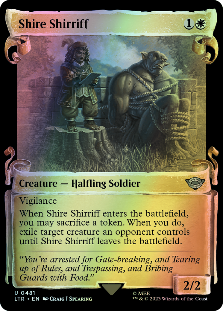 Shire Shirriff - Silver Foil (LTR) #481 [EN/F]