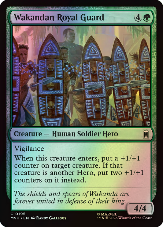 Wakandan Royal Guard (MSH) #195 [EN/F]