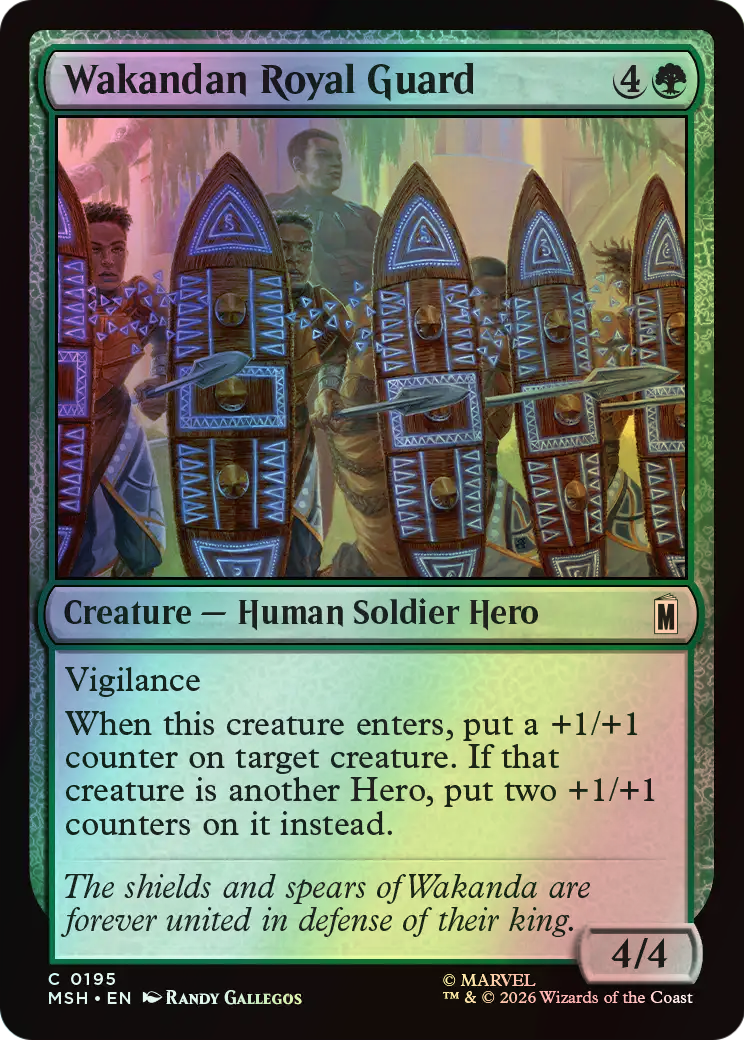 Wakandan Royal Guard (MSH) #195 [EN/F]