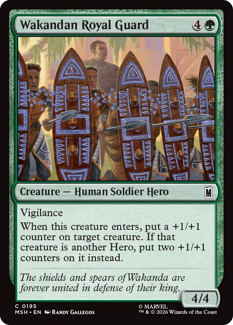 Wakandan Royal Guard (MSH) #195 [EN/N]