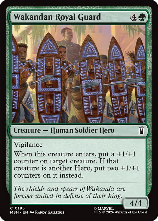 Wakandan Royal Guard (MSH) #195 [EN/N]