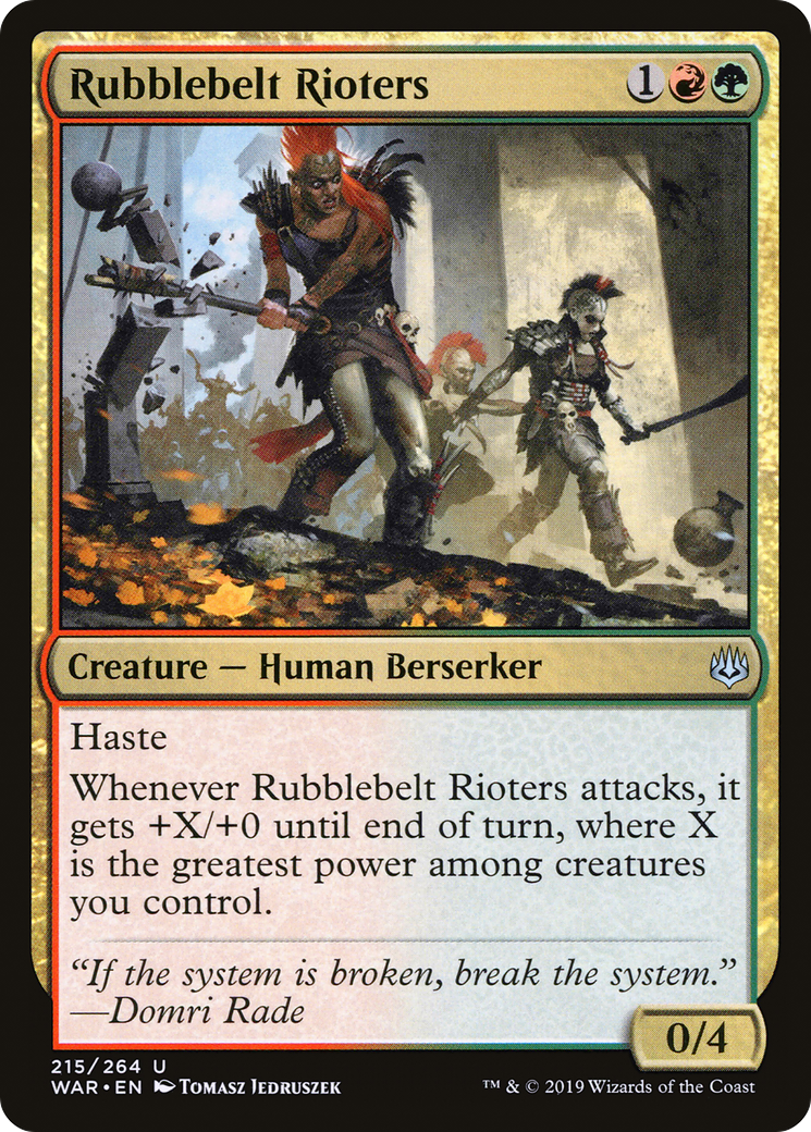 Rubblebelt Rioters (WAR) #215 [EN/N]