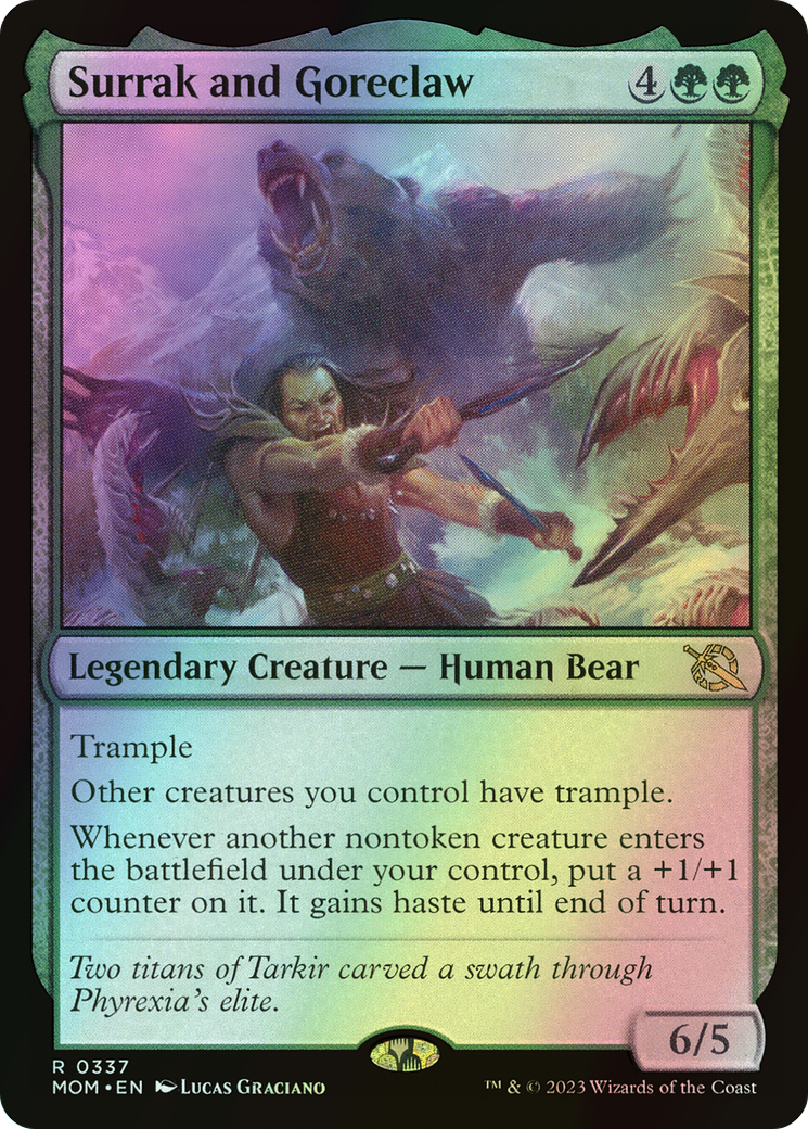 Surrak and Goreclaw (MOM) #337 [EN/F]
