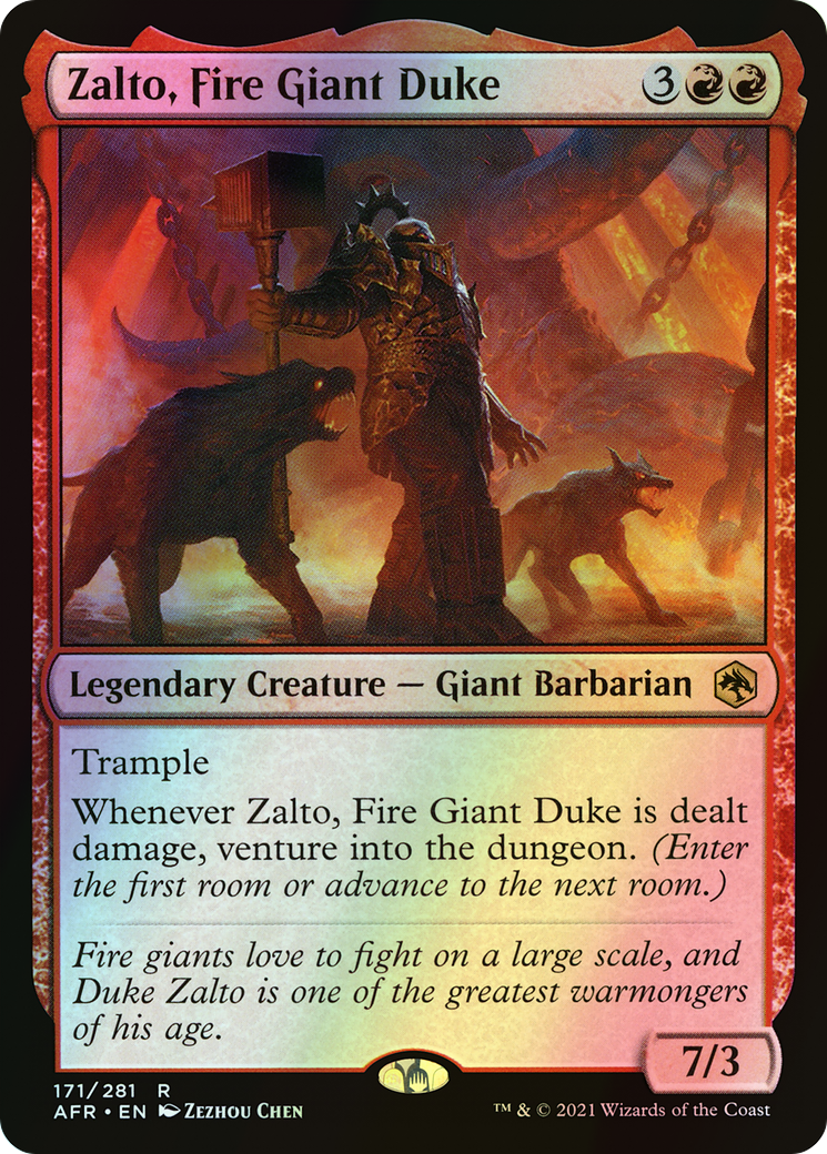 Zalto, Fire Giant Duke (AFR) #171 [EN/F]