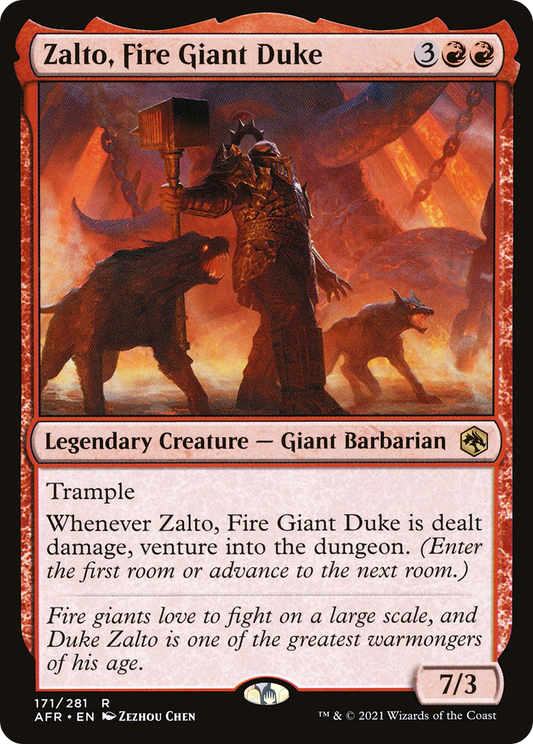 Zalto, Fire Giant Duke (AFR) #171 [EN/N]