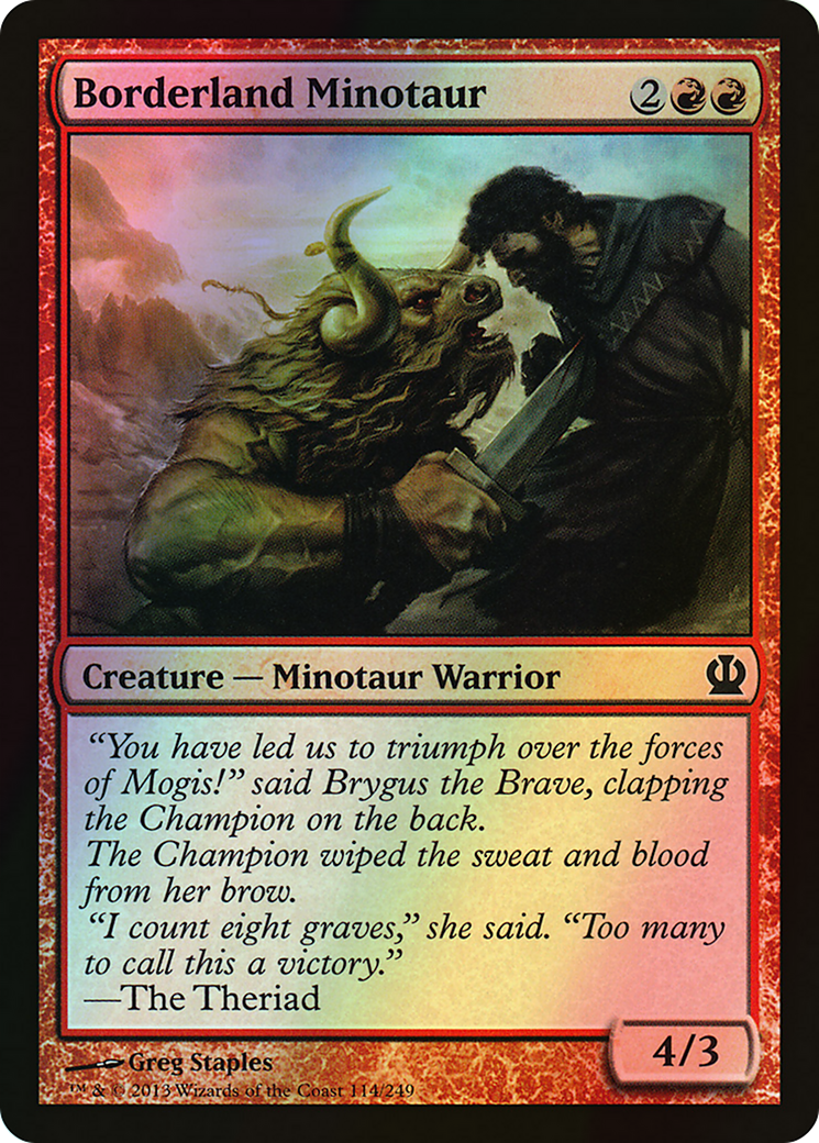 Borderland Minotaur (THS) #114 [EN/F]