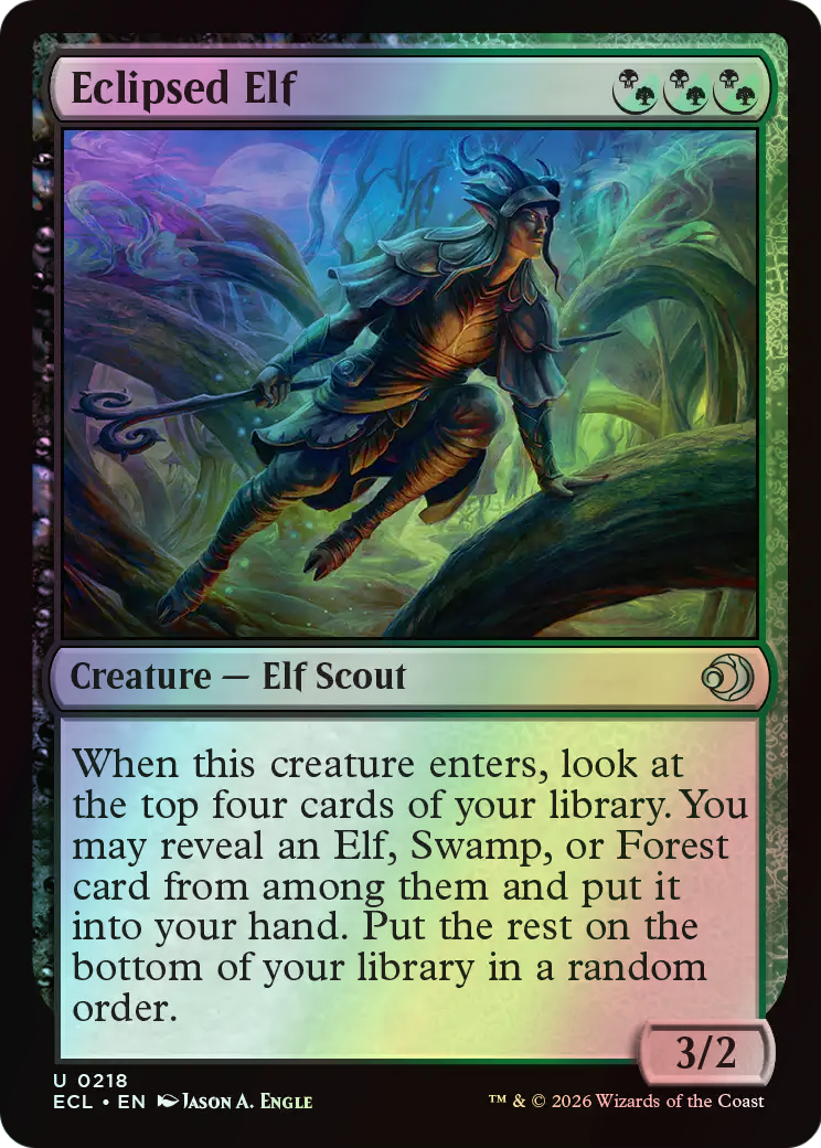Eclipsed Elf (ECL) #218 [EN/F] s/o