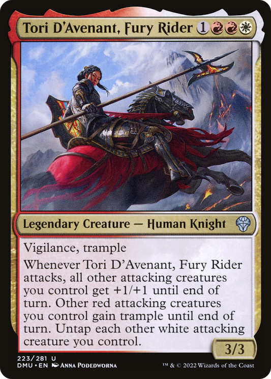 Tori D'Avenant, Fury Rider (DMU) #223 [EN/N] s/o