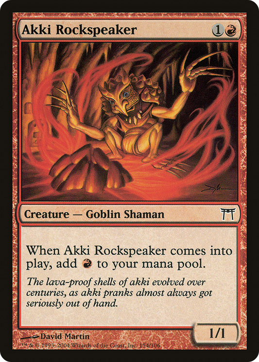 Akki Rockspeaker (CHK) #154 [EN/N]