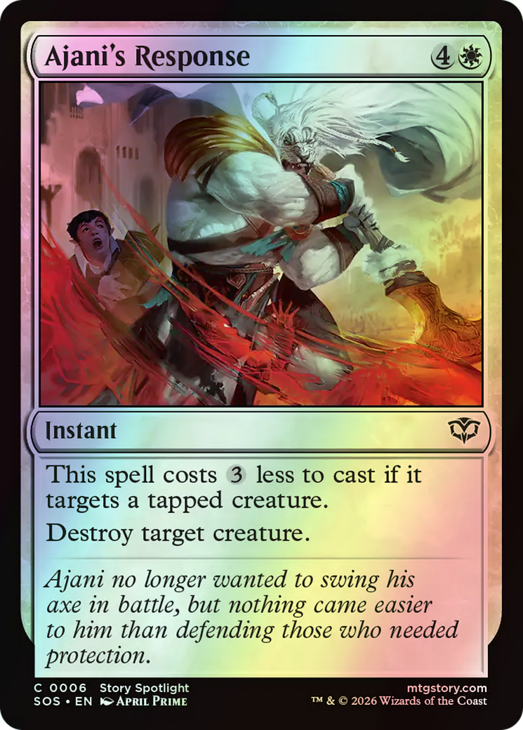 Ajani's Response (SOS) #6 [EN/F]