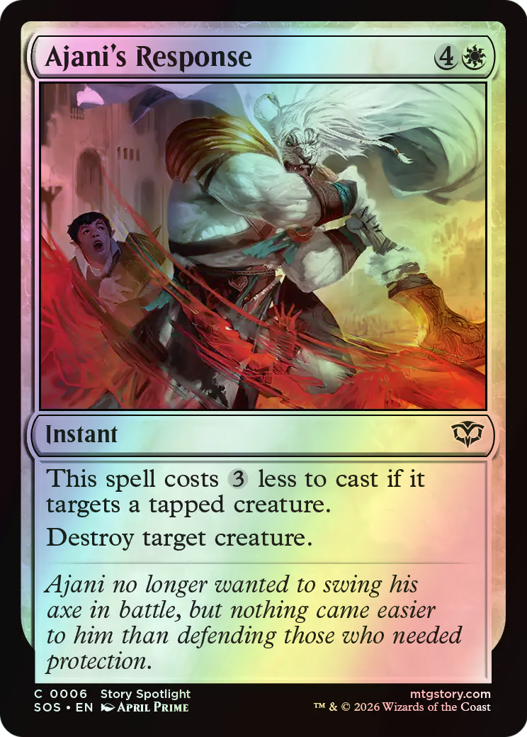 Ajani's Response (SOS) #6 [EN/F]