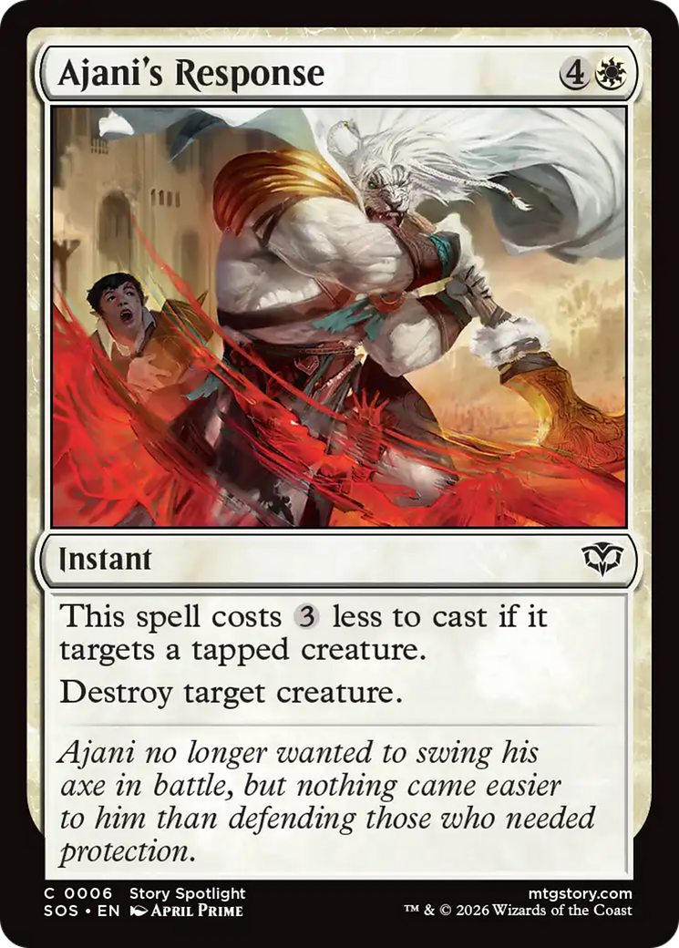 Ajani's Response (SOS) #6 [EN/N]