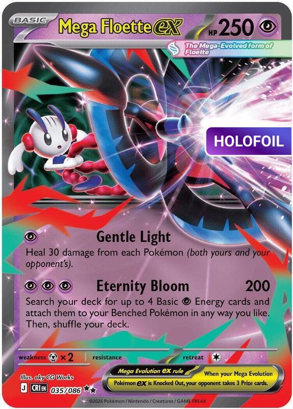 Mega Floette ex - 035/086 (CRI) #035 [EN/H]