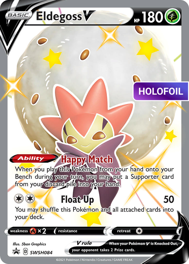 Eldegoss V - SWSH084 (PR-SW) #SWSH084 [EN/H] s/o