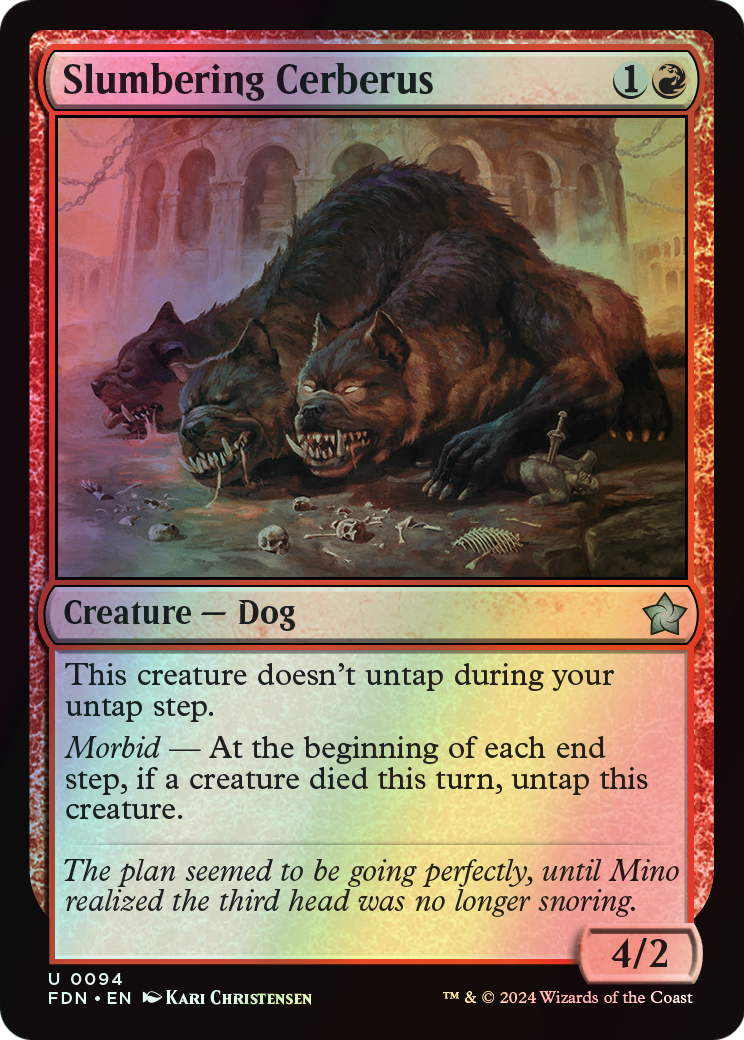 Slumbering Cerberus (FDN) #94 [EN/F]