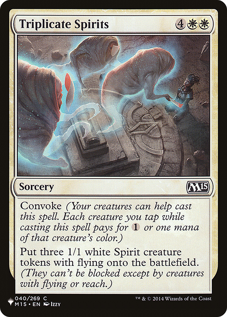 Triplicate Spirits (PLST) #M15-40 [EN/N]