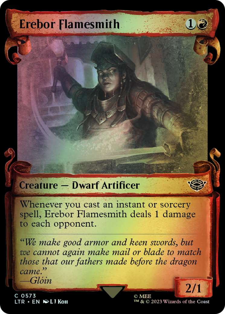 Erebor Flamesmith - Silver Foil (LTR) #573 [EN/F] s/o