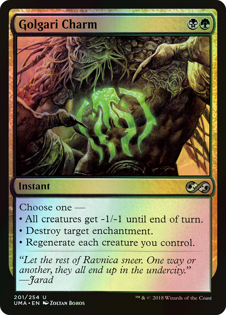 Golgari Charm (UMA) #201 [EN/F]