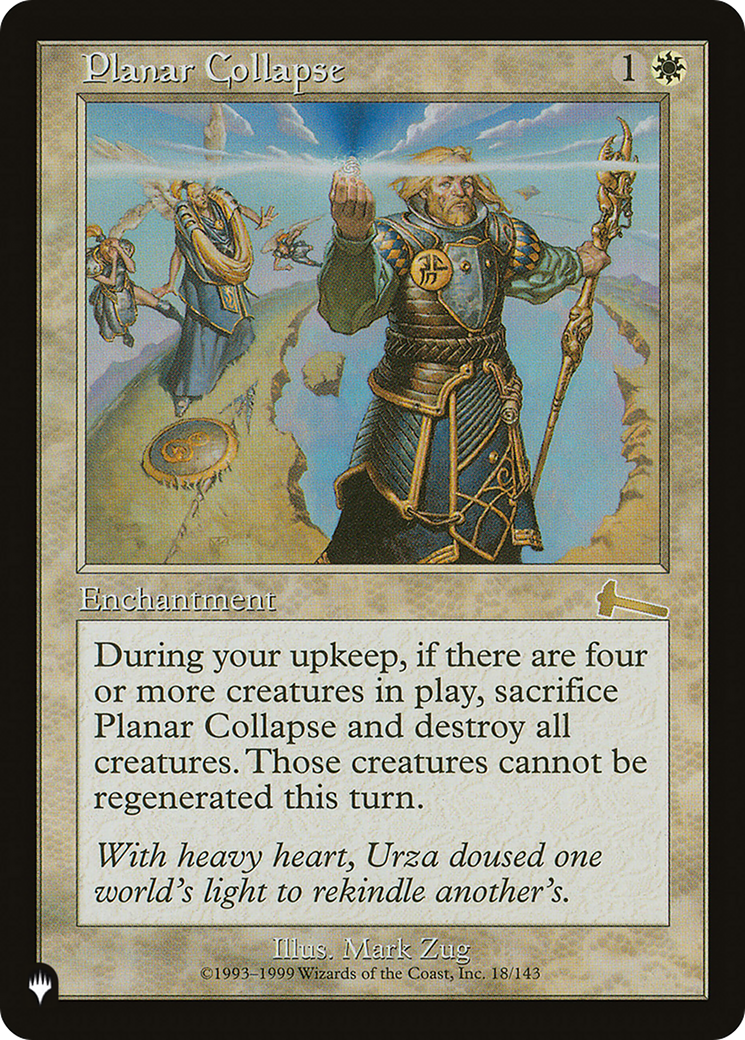 Planar Collapse (PLST) #ULG-18 [EN/N] s/o
