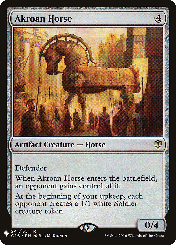 Akroan Horse (PLST) #C16-241 [EN/N]