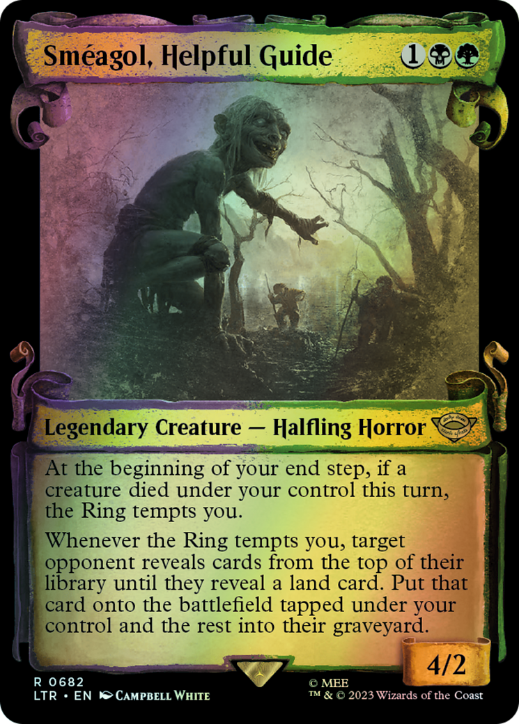 Sméagol, Helpful Guide - Silver Foil (LTR) #682 [EN/F] s/o