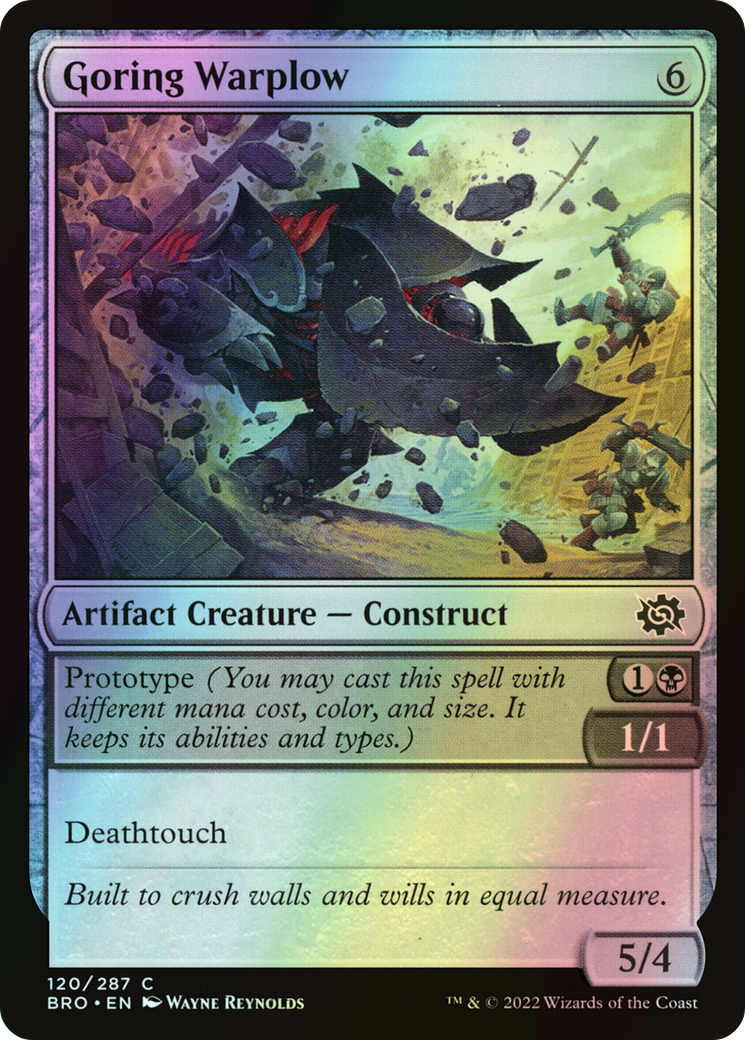 Goring Warplow (BRO) #120 [EN/F] s/o