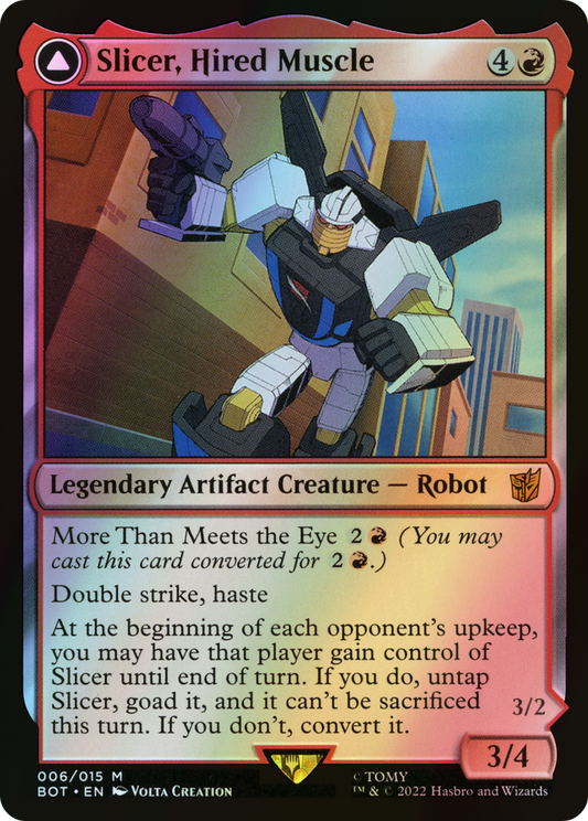 Slicer, Hired Muscle // Slicer, High-Speed Antagonist (BOT) #6 [EN/F]
