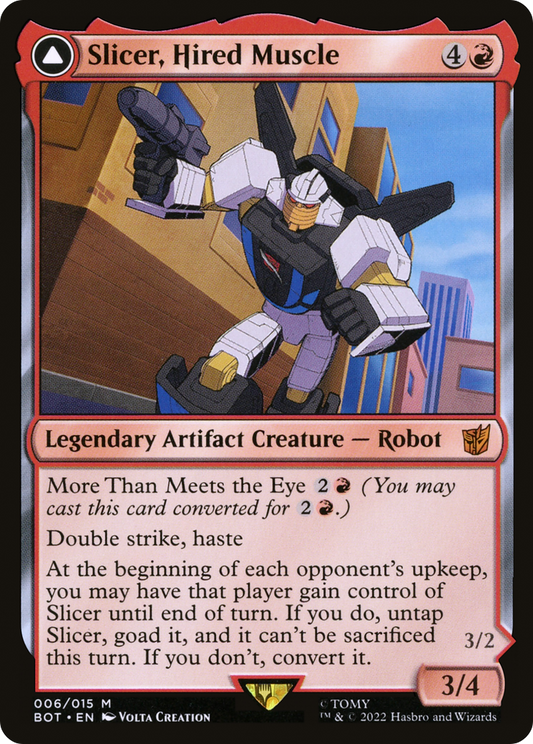 Slicer, Hired Muscle // Slicer, High-Speed Antagonist (BOT) #6 [EN/N]