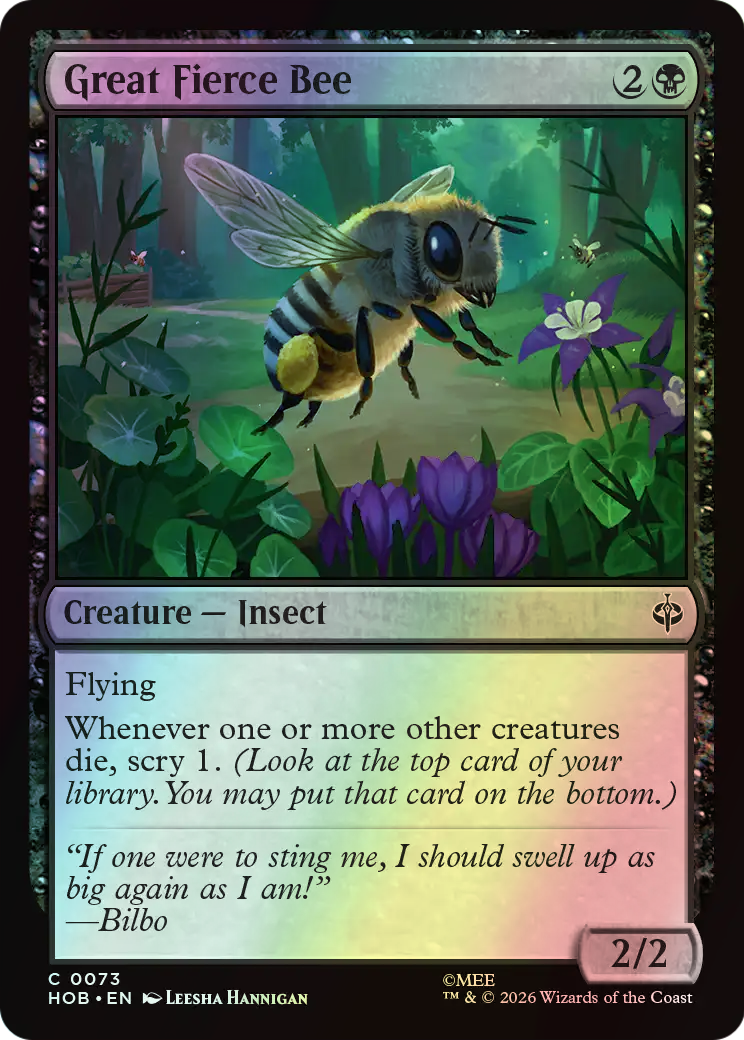 Great Fierce Bee (HOB) #73 [EN/F]