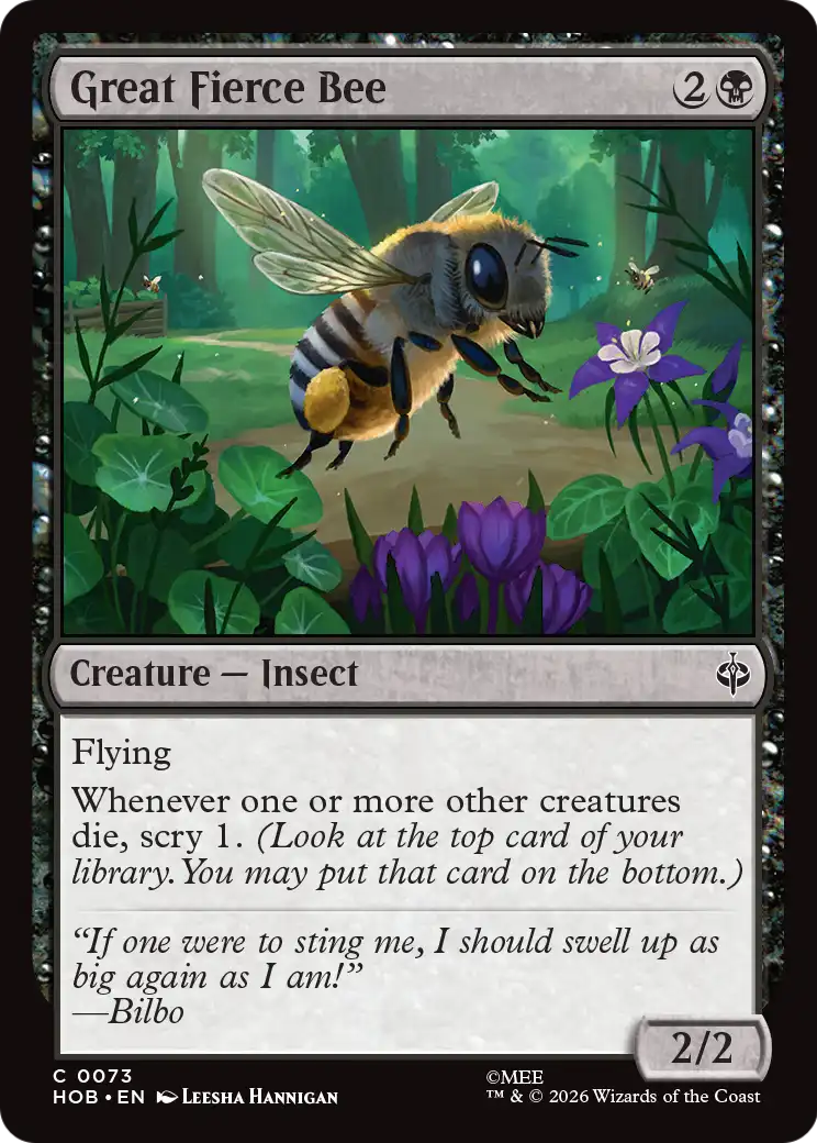 Great Fierce Bee (HOB) #73 [EN/N]
