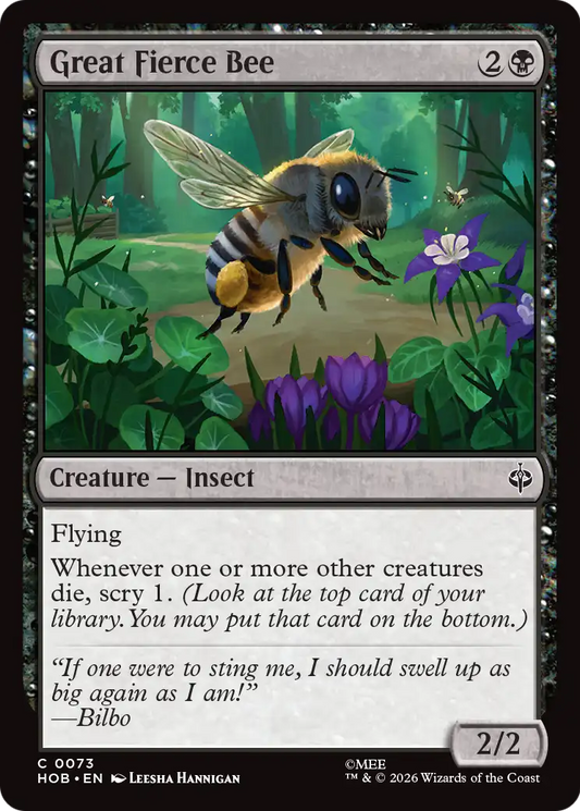 Great Fierce Bee (HOB) #73 [EN/N]