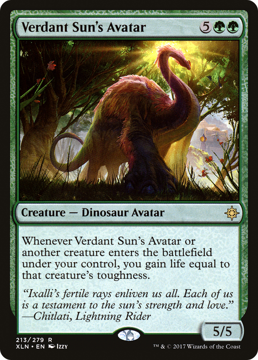 Verdant Sun's Avatar (XLN) #213 [EN/N]