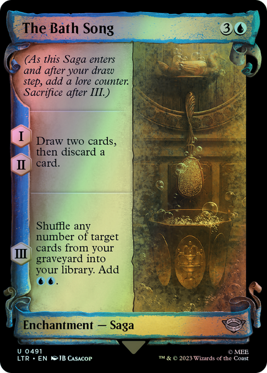 The Bath Song - Silver Foil (LTR) #491 [EN/F]