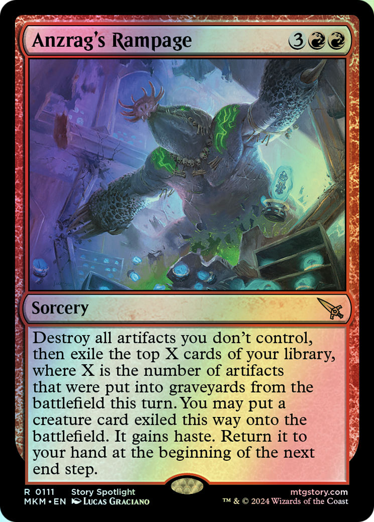Anzrag's Rampage (MKM) #111 [EN/F]