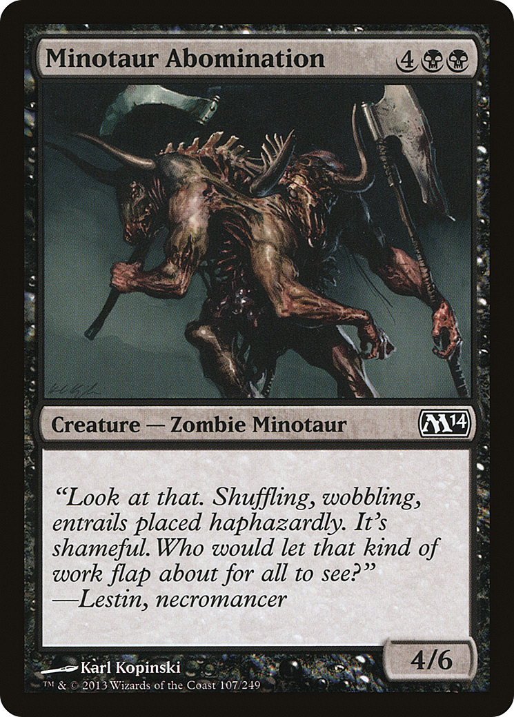 Minotaur Abomination (M14) #107 [EN/N]