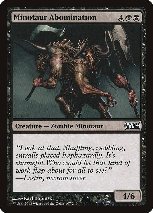 Minotaur Abomination (M14) #107 [EN/N]