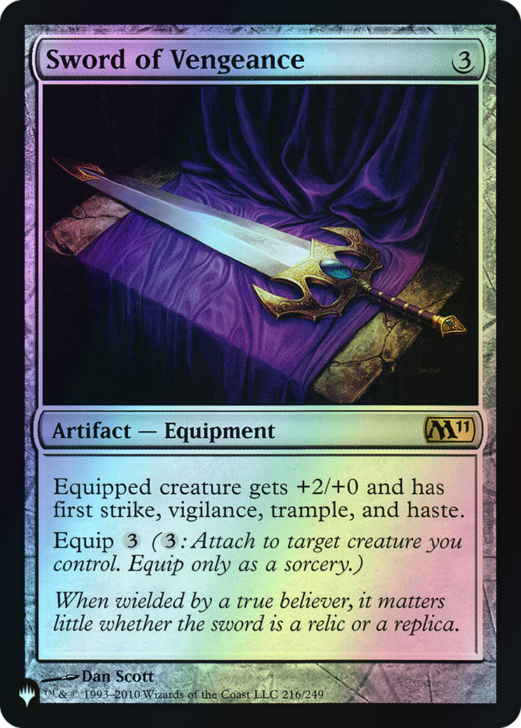 Sword of Vengeance (PLST) #M11-216 [EN/F] s/o