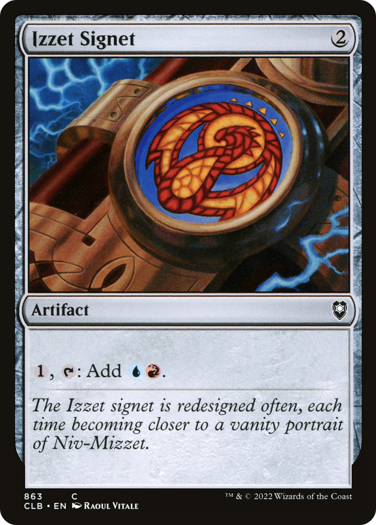 Izzet Signet (CLB) #863 [EN/N] s/o
