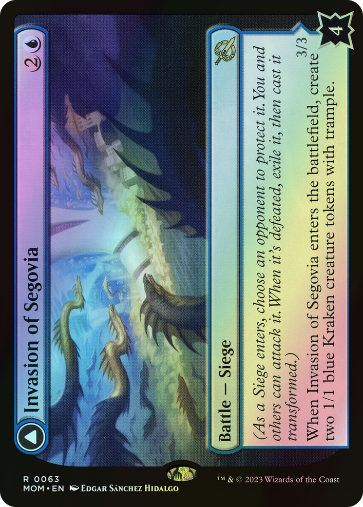 Invasion of Segovia // Caetus, Sea Tyrant of Segovia (MOM) #63 [EN/F]
